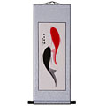 Prosperity Fish Chinese Art Wall Scroll Painting