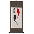Prosperity Fish Chinese Art Wall Scroll Painting