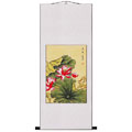 Lotus Flower Chinese Art Wall Scroll Painting
