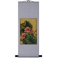 Lotus Flower Chinese Art Wall Scroll Painting