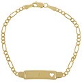 14k Gold Sweetheart Tween 6-inch ID Bracelet