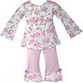 JoJo Designs 2-piece Pink Floral Baby Girl Outfit