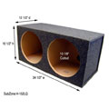 Dual 15-inch Subwoofer Box