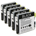 Brother LC51BK Compatible Black Ink Set (5 Pack)