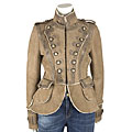 Dolce & Gabbana Military Style Shearling Jacket