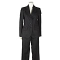 Armani Collezioni 3-button Chalk Stripe Pant Suit