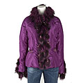 Roberto Cavalli Ski Jacket with Fox Fur Trim