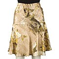 Roberto Cavalli Floral Print Silk Skirt