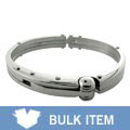 Stainless Steel Cuff Bangle Bracelet (Case of 2)