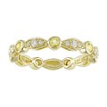 14k Yellow Gold Yellow Sapphire Eternity Band