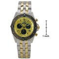 Nexus Chronograph Gold Dial Stainless Steel Watch