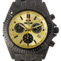 Nexus Chronograph Gold Dial Stainless Steel Watch