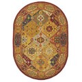 Heritage Diamond Bakhtiari Rug (4'6 x 6'6 Oval)