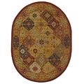 Heritage Diamond Bakhtiari Rug (7'6 x 9'6 Oval)