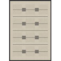 Piazza Black/ Sand Area Rug (2' x 3'7)