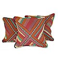 'Hypnotic' Cotton Cushion Covers (Set of 3) (India)