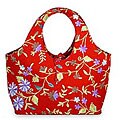 'Aari Floral' Wool Handbag (India)
