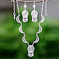 'Pumpkin Carriage' Jewelry Set (Peru)