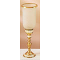 Mother Of Pearl Brass Candle Holder (India)