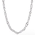 Sterling Silver Italian Rolo Link Necklace