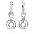 14k White Gold 1/2ct TDW Diamond Dangle Earrings