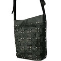 Dan W Skull and Stud Black Jumbo Messenger