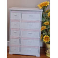 Lined 10-drawer Utility Cabinet (China)