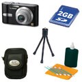 Panasonic Lumix 7.2 MP Black Digital Camera with Bonus (Refurb)