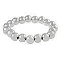 Sterling Silver 10 mm Silver Ball Bracelet