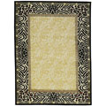 Power-loomed Gold Rug (2'2 x 4')