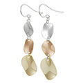 Sterling Silver Multi-Color Circles Earrings