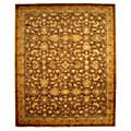 Hand-tufted Wool Brown Afshan Rug (8' x 10')