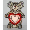 Tiffany-style Teddy Bear Accent Lamp