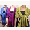 Iridescent Silk and Wool Pashmina