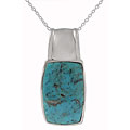 Sterling Silver Turquoise Fashion Necklace