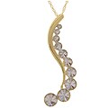 14k Two-tone Gold Journey Necklace
