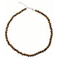 Sterling Silver Tiger's Eye Fashion Necklace