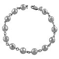 Sterling Silver Disco Ball Bracelet