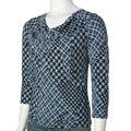 Adi Designs S-Max Houndstooth Print Top