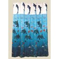 Jump Vinyl Shower Curtain