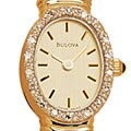 Bulova 14k Gold Women's Diamond Watch