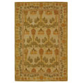 Ancestral Tree Ivory Wool Rug (5' x 8')