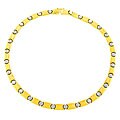 14k Two-tone Gold Flex-screw Necklace