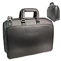 GM Cadillac Doctor's Leather Computer Briefcase