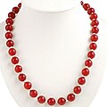 Handmade Indian Ruby and Silver Necklace