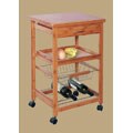 Bamboo Kitchen Trolley with Drawer
