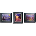Van Gogh 'Starry Night' 3-piece Framed Canvas Set