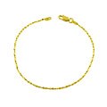14k Gold Overlay Sterling Silver Serpentine Bracelet