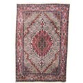 Iranian Tabriz Hand-knotted Ivory/Peach Rug (3' x 5')