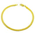 14k Gold-over-sterling-silver Heringbone Bracelet